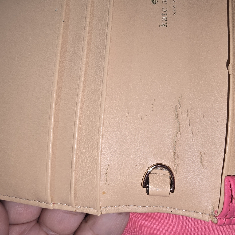Kate Spade Pink Perri Lane Leather Women's Wallet - Picture 9 of 16